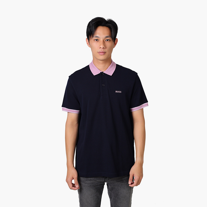 HUGO BOSS Men Paddy 8 Regular Fit Polo Shirt in Dark Blue - Lovelo Room