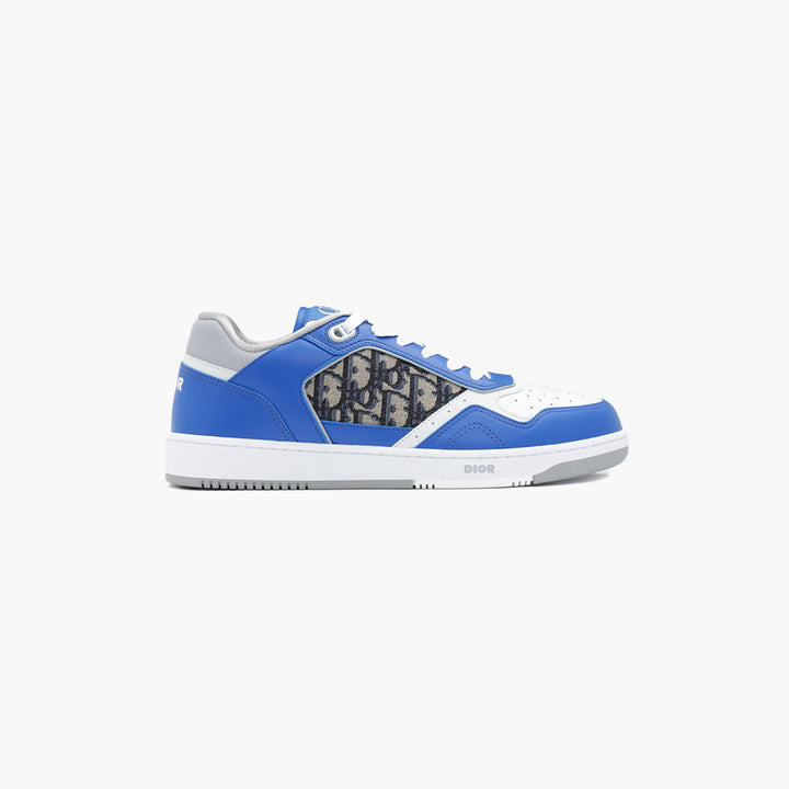 CHRISTIAN DIOR B27 Oblique Low Top Sneakers in Blue Gray White Multicolor - Lovelo Room