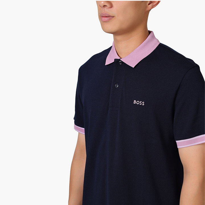 HUGO BOSS Men Paddy 8 Regular Fit Polo Shirt in Dark Blue - Lovelo Room