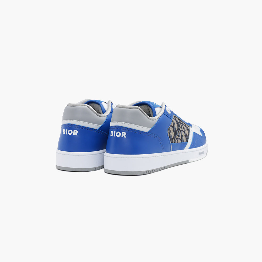 CHRISTIAN DIOR B27 Oblique Low Top Sneakers in Blue Gray White Multicolor - Lovelo Room