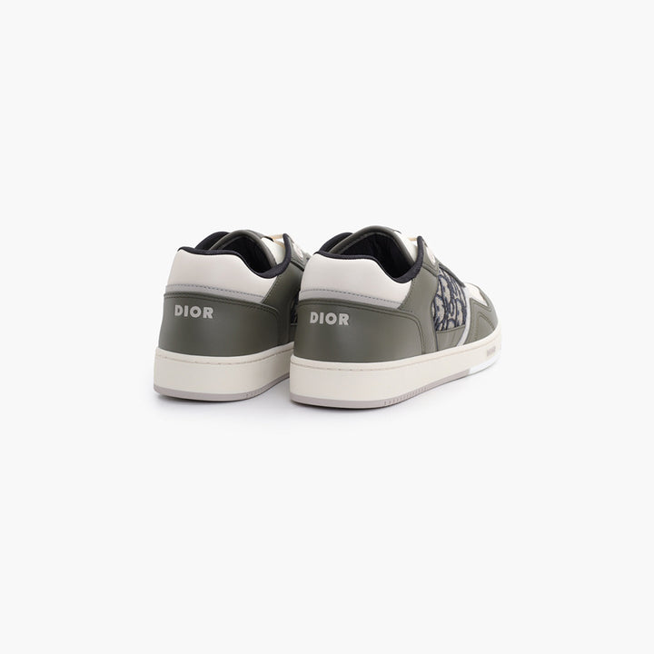 CHRISTIAN DIOR B27 Oblique Low Yop Sneakers in GreenBeige Multicolors - Lovelo Room