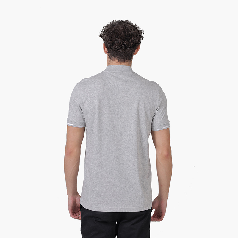 HUGO BOSS Men Pariq Regular Fit Polo Shirt in Grey - Lovelo Room