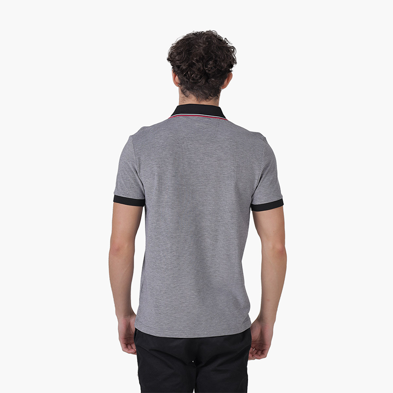 HUGO BOSS Men Paule 4 Slim Fit Polo Shirt in Black Pink with Branded Placket - Lovelo Room