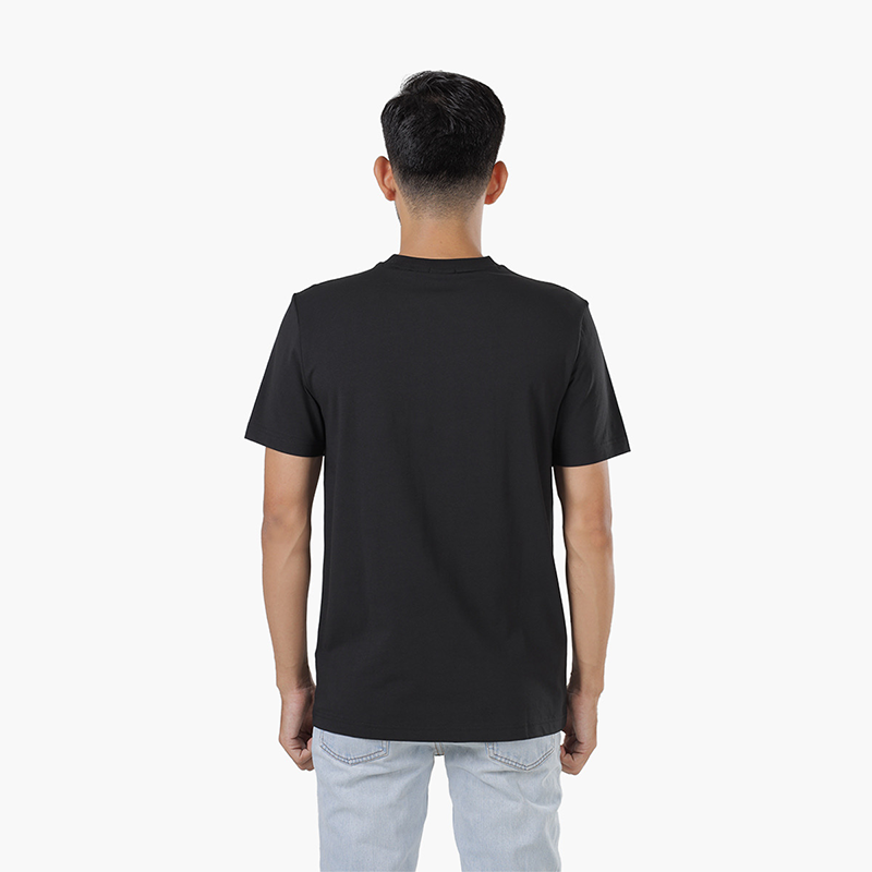 HUGO BOSS Men Tee 10 Photo Print Tshirt in Black Stretch Cotton Jersey - Lovelo Room