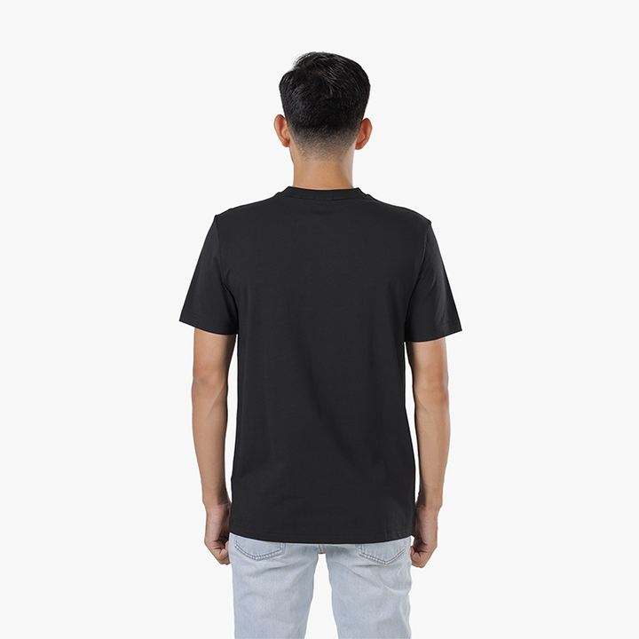 HUGO BOSS Men Tee 10 Photo Print Tshirt in Black Stretch Cotton Jersey - Lovelo Room