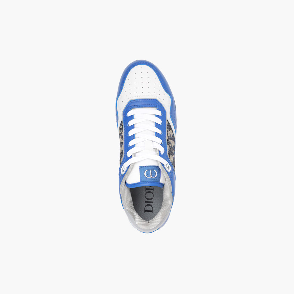CHRISTIAN DIOR B27 Oblique Low Top Sneakers in Blue Gray White Multicolor - Lovelo Room