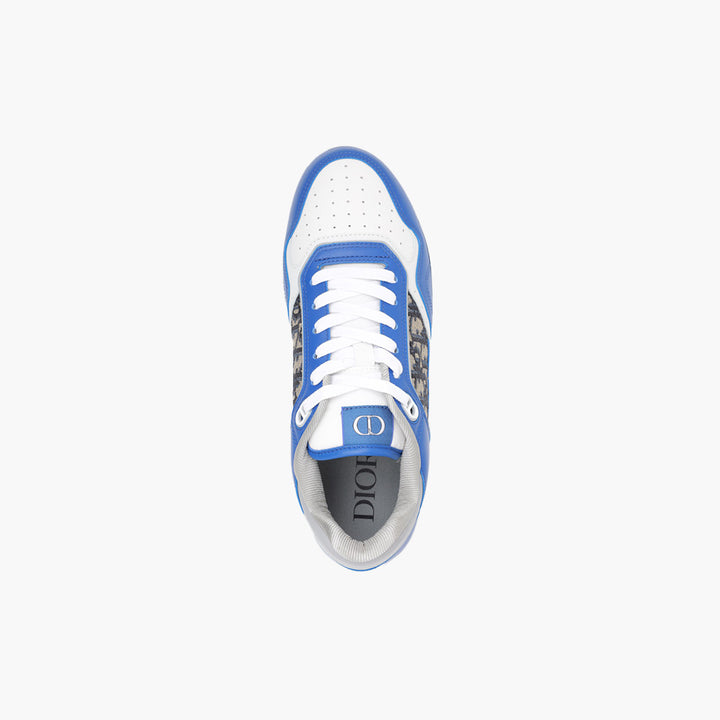 CHRISTIAN DIOR B27 Oblique Low Top Sneakers in Blue Gray White Multicolor - Lovelo Room