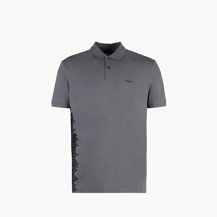 HUGO BOSS Men Paddy 4 Stretch Regular Fit Polo Shirt in Grey - Lovelo Room