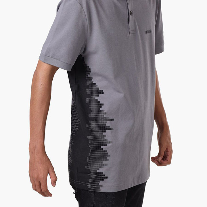 HUGO BOSS Men Paddy 4 Stretch Regular Fit Polo Shirt in Grey - Lovelo Room