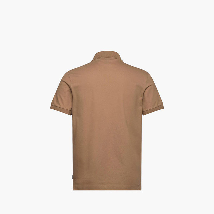 HUGO BOSS Men Parlay 424 Polo Shirt in Beige Mercerised-Cotton - Lovelo Room