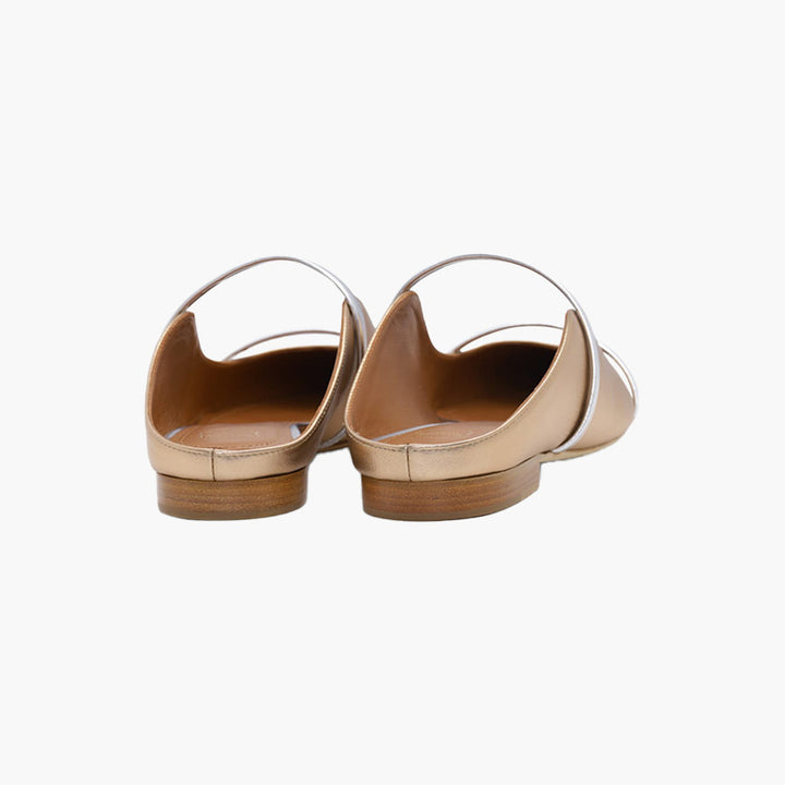 MALONE SOULIERS Maureen Mules in Gold OR Silver - Lovelo Room