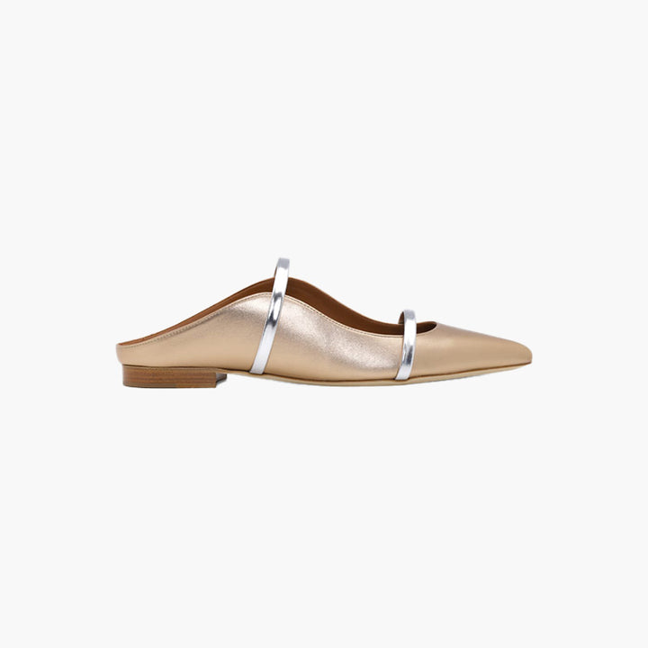 MALONE SOULIERS Maureen Mules in Gold OR Silver - Lovelo Room